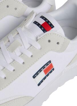 Chaussures Tommy Jeans Tech Runner Blanc Femme