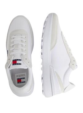 Chaussures Tommy Jeans Tech Runner Blanc Femme
