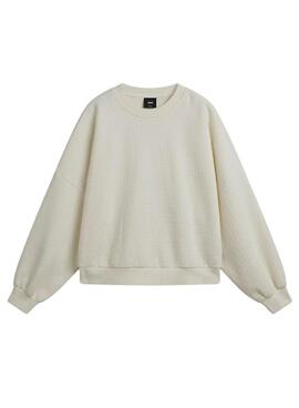 Sudadera Vans Sabine Loose Beige pour Femme