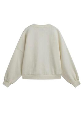 Sudadera Vans Sabine Loose Beige pour Femme