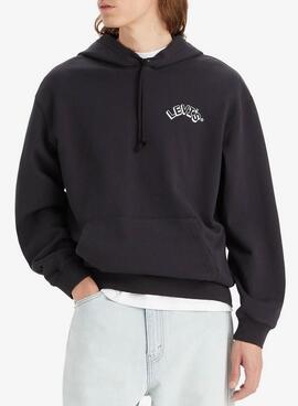 Sweat-shirt Levi's Relaxed Graphic Noir pour Homme