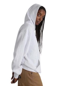 Sudadera Vans Elevated Gris Para Mujer - Sweat-shirt Vans Elevated Gris Pour Femme