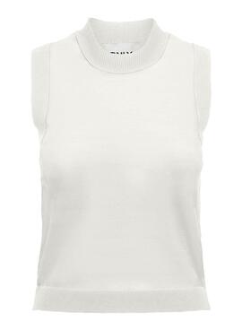 Top Only Lill Point Blanc pour Femme.