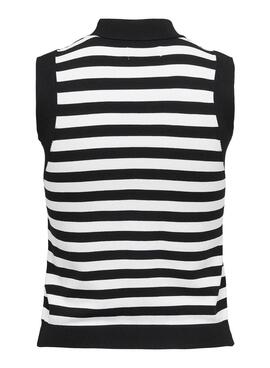 Top Only Lill rayures noires et blanches pour femme