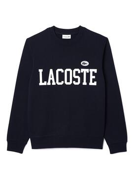 Sweat à capuche Lacoste Icons Bleu Marine pour Homme