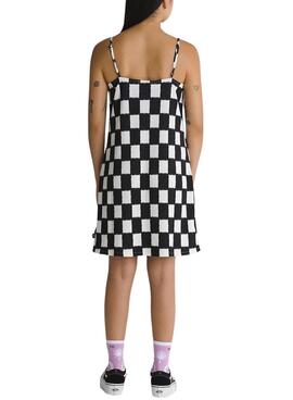 Robe Vans Venton Checker Blanc et Noir Pour Femme