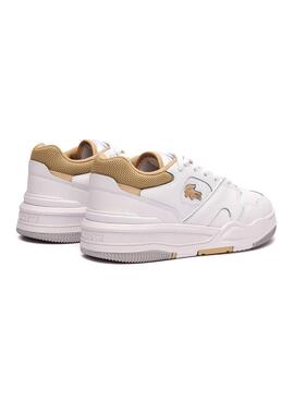 Chaussure Lacoste Lineshot blanche pour femme.