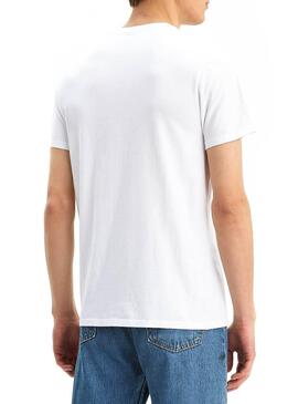 T-Shirt Levis Horse Logo Blanc Homme