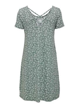 Robe Only Bera Back Lace Vert pour Femme