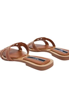 Sandales Pepe Jeans Frida Marron pour femme.