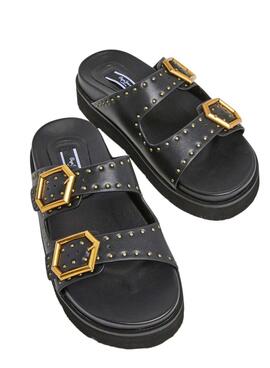 Sandales Pepe Jeans Pola Studs Noir pour Femme
