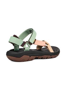 Sandales Teva Hurricane XLT2 Vert et Beige pour Femme