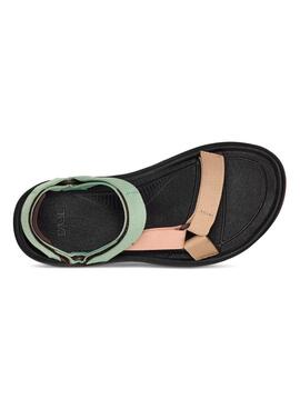 Sandales Teva Hurricane XLT2 Vert et Beige pour Femme