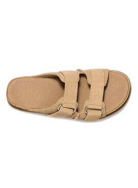 Sandales UGG Goldenstar en daim camel pour femme