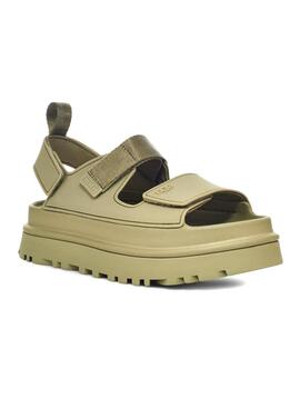 Sandales UGG Goldenglow Vertes pour Femmes