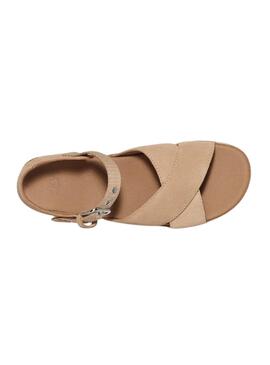 Sandales UGG Aubrey Cheville Beige pour Femme
