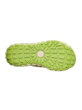 Sandales UGG Venture Daze Slide Beige et Vert Pour Femme