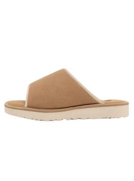 Sandales UGG Goldencoast Strap Slide Beige pour Homme