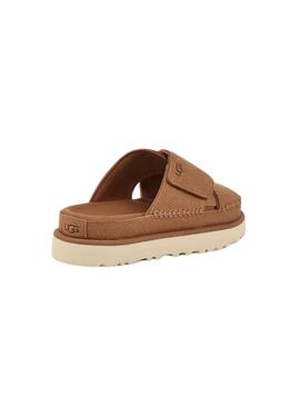 Sandales UGG Goldenstar Cross Chestnut pour femmes