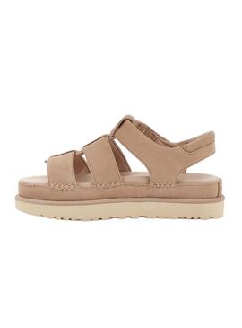 Sandales UGG Goldenstar Strap Beige pour femme