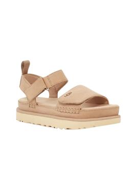 Sandales Ugg Goldenstar Beige pour Femme