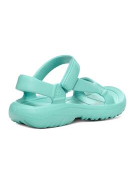 Sandales Teva Hurricane en caoutchouc turquoise pour femme