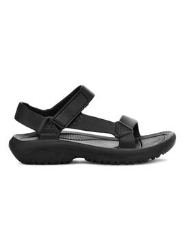 Sandales Teva Hurricane en caoutchouc noir pour femme