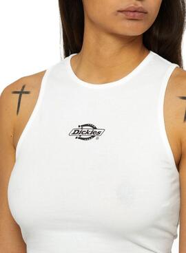 Top Dickies Powers Blanc Pour Femme