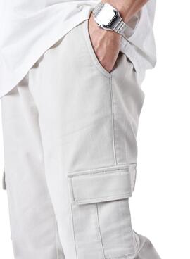 Pantalon Project x Paris PXP Cargo Blanco Pour Homme