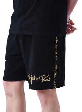 BermudaClásico Project x Paris Negro Para Hombre