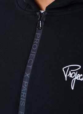 Sweat Project x Paris Á Fermeture Éclair Noire pour Homme