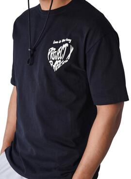 T-shirt Project x Paris Love Noir Pour Homme