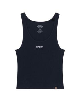 Top cosecha Dickies Yorktown Azul Marino para mujer.