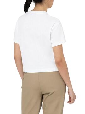Maillot Dickies Oakport Boxy Blanc pour Femme