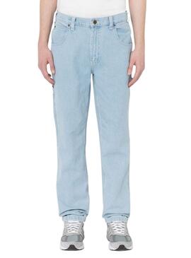 Pantalon Jeans Dickies Garyville Denim Bleu Pour Homme
