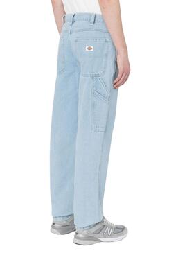 Pantalon Jeans Dickies Garyville Denim Bleu Pour Homme
