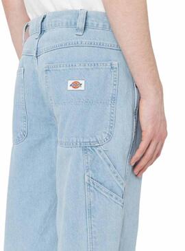 Pantalon Jeans Dickies Garyville Denim Bleu Pour Homme