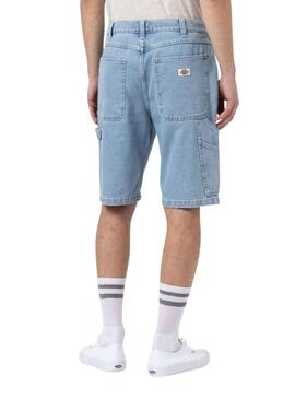 Bermuda Dickies Garyville Denim Bleu Pour Homme