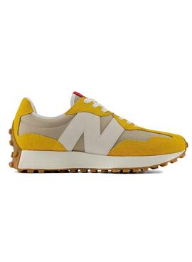 Chaussures New Balance 327 rétro jaune pour homme
