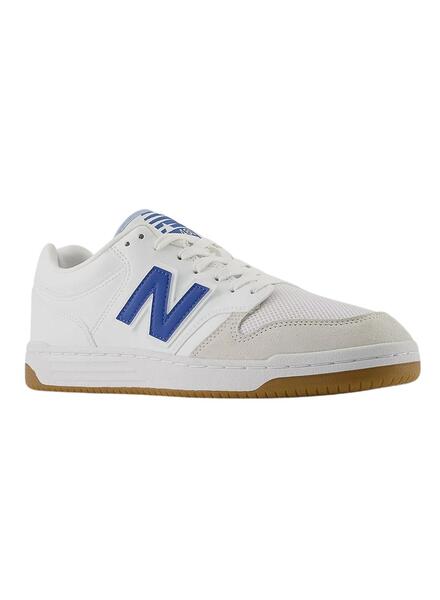 Chaussures de sport New Balance 480 Blanc Bleu pour Homm