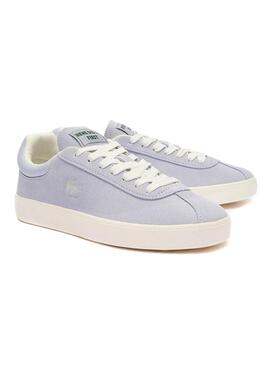 Chaussures Lacoste Baseshot Bleu Pour Femme