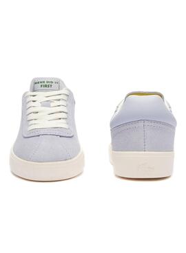 Chaussures Lacoste Baseshot Bleu Pour Femme