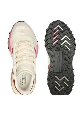 Sneakers Lacoste Elite Active Beige pour femme.