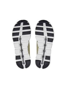 Chaussures de course On Running Cloud 5 vertes pour femmes