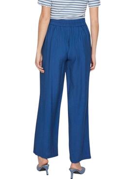 Pantalon Vila Jana Bleu Pour Femme