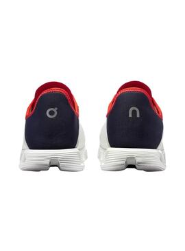 Chaussures On Cloud 5 Blanc et Bleu Pour Homme