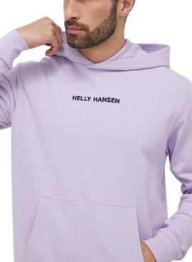 Sweat à capuche Helly Hansen Core Violet pour homme