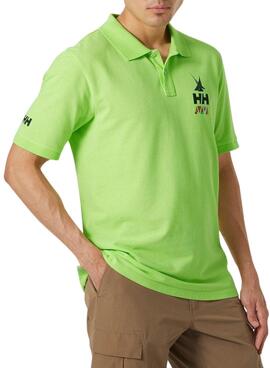 Polo Helly Hansen Koster Vert pour Homme