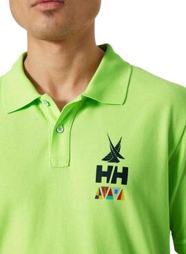 Polo Helly Hansen Koster Vert pour Homme