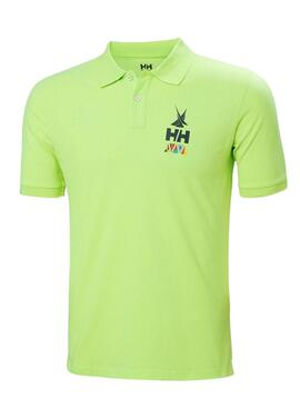 Polo Helly Hansen Koster Vert pour Homme